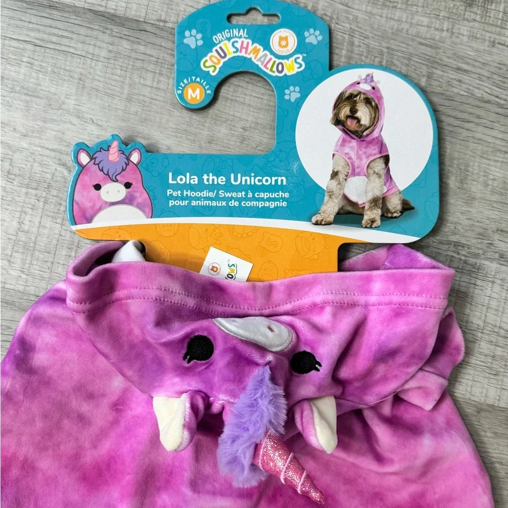 New Squishmallow Unicorn Dog Costume Medium‎